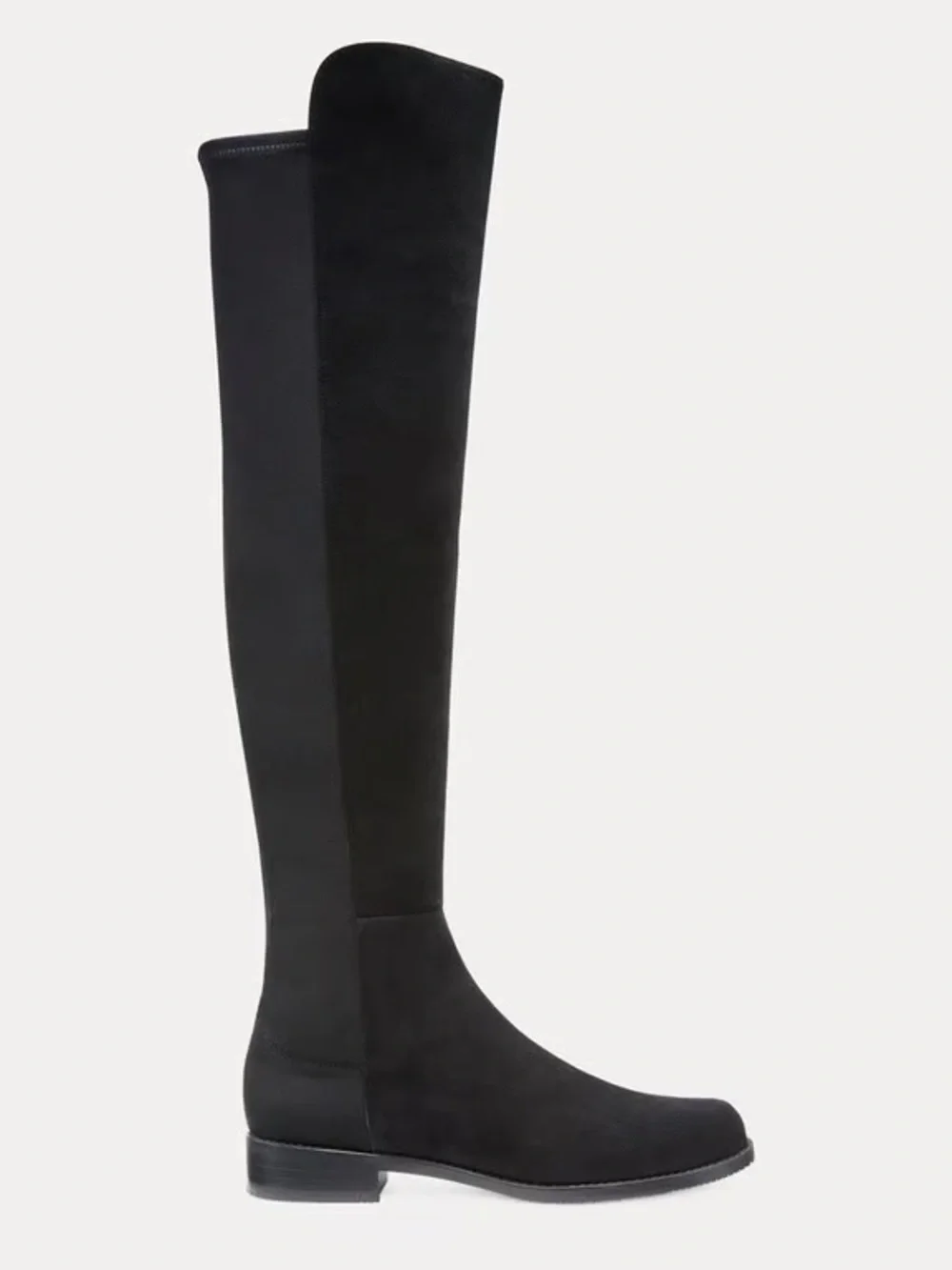 Stuart Weitzman Black Over-the-Knee Stretch Riding Boots